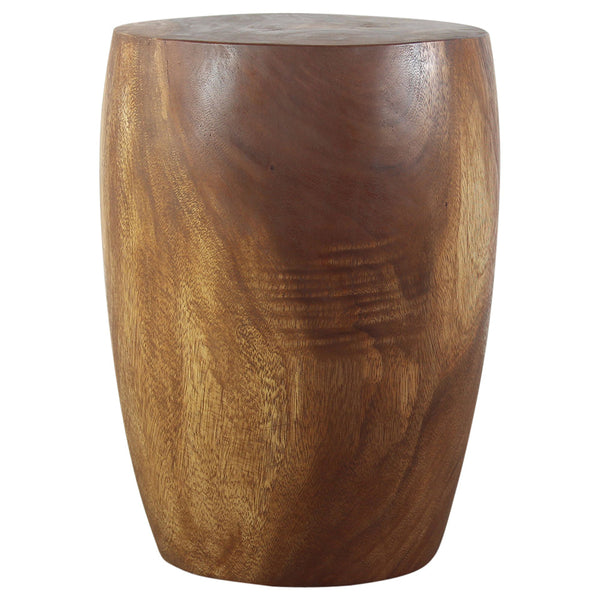 Haussmann® Wood Merlot End Table 15 D x 20 inch High Walnut Oil
