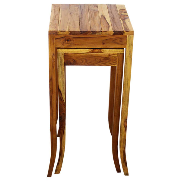 Haussmann® Teak Curved Table Set 1330-1634 Oak Oil